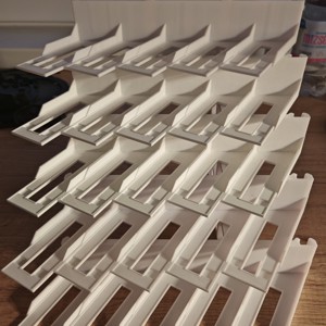 Suport pentru masinute Hot Wheels, 25 de piese, , , Realizat cu ajutorul imprimarii 3D, pentru depozitarea a 25 de masinute, in 5 randuri, cate 5 masin..., ARTYNOS