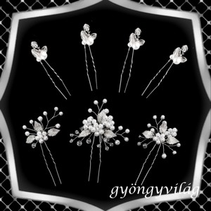 Bijuterii, ornamente de păr, catarame de păr: nuntă, mireasă, ornamente de păr casual, ES-H-SZ14E set de 7 -  - Artynos.ro