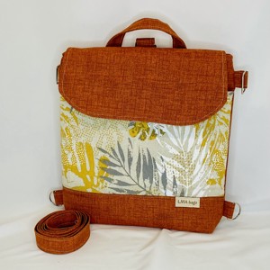 3in1 rucsac panza pentru femei, , , Geanta 3in1 din panza pentru femei realizata din panza decorativa durabila. In interior are o captu..., ARTYNOS