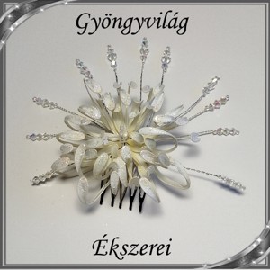 Bijuterii, ornamente pentru par, catarame pentru par: ornament unic, casual pentru par cu tehnica dip art SE-H-FÉ02-5, , , *SE-H-FÉ02-5

Podoaba de par este realizata cu tehnica dip art (sticla lichida).
Petalele florii au..., ARTYNOS