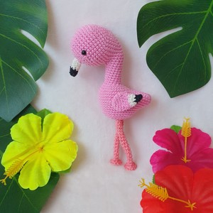 Croșetat flamingo - jucării și echipamente pentru copii - plușuri - păsări de pluș - Artynos.ro