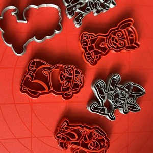 Formă pentru fursecuri Paw Patrol � Formă pentru figurine Paw Patrol � Imprimată 3D -  - Artynos.ro