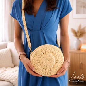 Geantă boemă pentru femei, croșetată Flora � geantă crossbody cu model floral, geantă de mână unică, realizată manual - genți și portofele - genți de mână și umăr - geantă crossbody - Artynos.ro