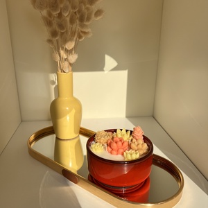 Lumânare terrarium cactusi din ceara de soia , Casă & Stil de viață, Lumânări, parfumuri, arome, Lumânare - lumânări artizanale, Lumânare și fabricarea lumânărilor, ARTYNOS