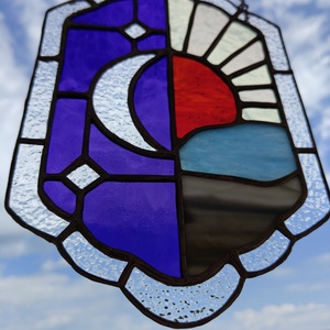 Ornament din sticlă colorată pentru fereastră  - casă & stil de viață - accesorii pentru decorat casa - decorațiuni de geam și decorațiuni de ușă  - ornamente de ușă  - Artynos.ro