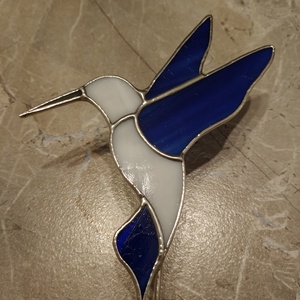 Colibri sticla, realizat manual - casă & stil de viață - accesorii pentru decorat casa - decorațiuni de masă și decorațiuni pentru rafturi  - sticle ornamentale - Artynos.ro