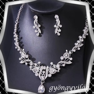  Nunta, mireasa, set de bijuterii casual, ES-SZÉ98, Accesorii nunta, Bijuterii mireasa, Set bijuterii de mireasa, , ARTYNOS