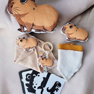 Pernă de somn Capybara (pernă în formă de animal, pernă unică) -  - Artynos.ro