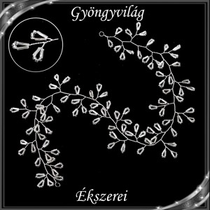 Bijuterii, ornamente de par, catarame de par: nunta, mireasa, ornamente de par casual S-H-FÜ22-2-45e - Artynos.ro