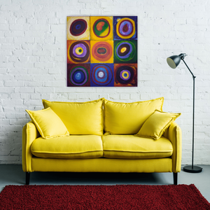 Compoziție abstractă după Kandinsky  - casă & stil de viață - decorațiuni de casă - picturi murale - tablouri/picturi pe pânză - Artynos.ro