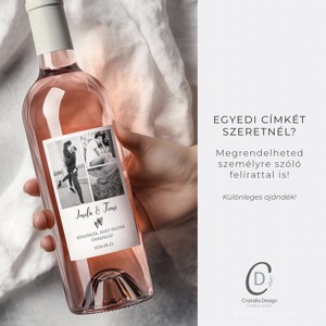 Etichetă fotografică pentru sticlă de coniac, etichetă pentru sticlă de vin, autocolant de mulțumire pentru nuntă, cadou aniversar -  - Artynos.ro
