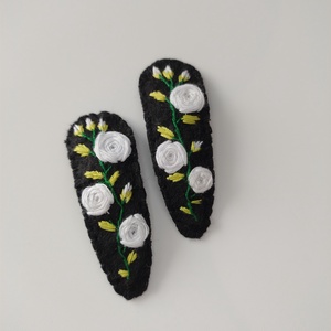 Agrafe pentru par , Imbracaminte si moda, Accesorii par, Clema de par si ac de par, Broderie, ARTYNOS