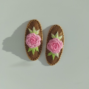 Agrafe pentru par , Imbracaminte si moda, Accesorii par, Clema de par si ac de par, Broderie, ARTYNOS