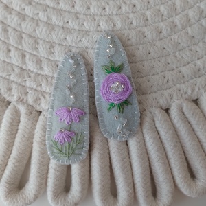 Agrafe pentru par , Imbracaminte si moda, Accesorii par, Clema de par si ac de par, Broderie, ARTYNOS