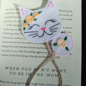 Semn de carte, Carti si creatii cu tematica muzicala, cadouri, Semn de carte, Broderie, Cusatura, ARTYNOS