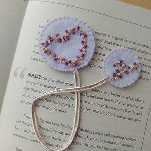 Semn de carte, Carti si creatii cu tematica muzicala, cadouri, Semn de carte, Broderie, Cusatura, ARTYNOS