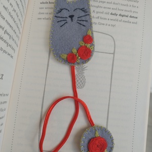 Semn de carte, Carti si creatii cu tematica muzicala, cadouri, Semn de carte, Broderie, Cusatura, ARTYNOS