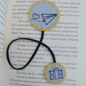 Semn de carte, Carti si creatii cu tematica muzicala, cadouri, Semn de carte, Broderie, Cusatura, ARTYNOS