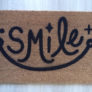 Covor intrare Smile - 40 x 60 cm - casă & stil de viață - textile de casă - covoraș de intrare - Artynos.ro
