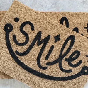 Covor intrare Smile - 40 x 60 cm - casă & stil de viață - textile de casă - covoraș de intrare - Artynos.ro