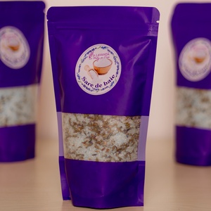 Sare de baie cu ulei esential de lavanda, Igiena si Infrumusetare, Sapunuri si articole de igiena, Sare si bomba de baie, , ARTYNOS