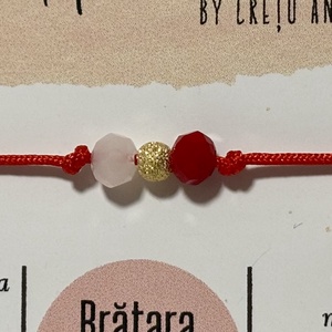 Brățara mărți�or cu biluță de argint - bijuterii - mărțișor - Artynos.ro