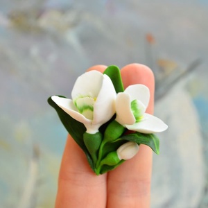 Ghiocei- Brosa martisor, Bijuterii, Brose, , ARTYNOS