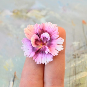 Garofita Roz- Brosa martisor, Bijuterii, Brose, , ARTYNOS