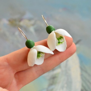 Ghiocelul - Cercei tortita - bijuterii - cercei - cercei lungi - Artynos.ro