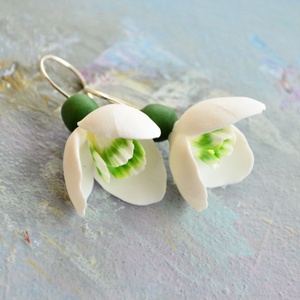 Ghiocelul - Cercei tortita, Bijuterii, Cercei, Cercei lungi, , ARTYNOS