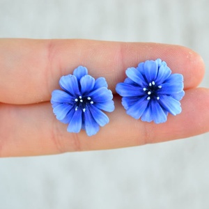 Cicoare albastra- Cercei medii surub - Artynos.ro