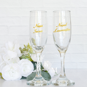 Set 10 stickere personalizate pentru pahare nunta - accesorii nuntă - materiale decor pentru nuntă - decorațiuni nuntă - Artynos.ro