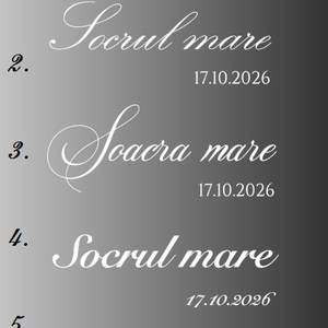 Set 4 stickere personalizate pentru pahare nunta - accesorii nuntă - materiale decor pentru nuntă - decorațiuni nuntă - Artynos.ro