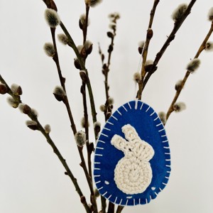 Iepuraș de Paște și farfurie cu ouă -  - Artynos.ro