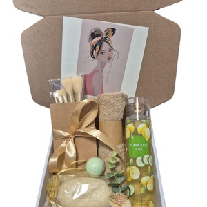 Cutie cadou îngrijire si răsfăț ,Fresh Lemon Spa - igienă și înfrumusețare - accesorii pentru îngrijirea feței - machiaje - Artynos.ro
