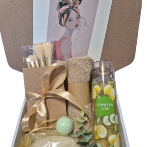 Cutie cadou îngrijire si răsfăț ,Fresh Lemon Spa - igienă și înfrumusețare - accesorii pentru îngrijirea feței - machiaje - Artynos.ro