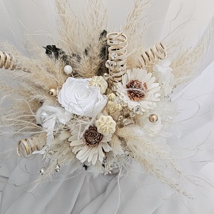 Buchet pentru nunta - accesorii nuntă - materiale decor pentru nuntă - lumânări de nuntă și suport lumânări - Artynos.ro