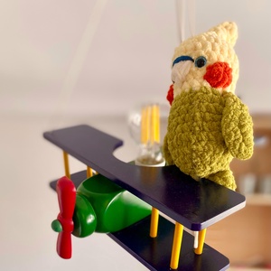 Jucarie crosetata amigurumi papagal 25 cm - jucării și echipamente pentru copii - plușuri - păpușă croșetată, păpușă de pluș - Artynos.ro