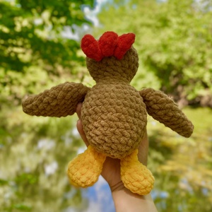 Jucarie crosetata amigurumi cocos 24 cm handmade - jucării și echipamente pentru copii - plușuri - păpușă croșetată, păpușă de pluș - Artynos.ro