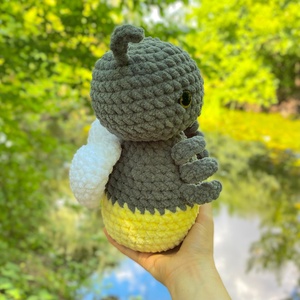 Jucarie crosetata amigurumi licurici 30 cm handmade - jucării și echipamente pentru copii - plușuri - păpușă croșetată, păpușă de pluș - Artynos.ro
