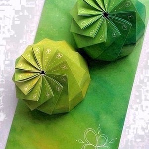 Cutie specială de hârtie verde închis -  - Artynos.ro