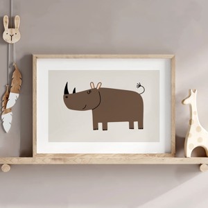 Safari animal imagine, serie poster minimal, camera de copii perete arta set 3 buc -  - Artynos.ro