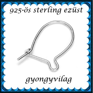  Accesorii pentru bijuterii din argint 925: baza pentru cercei cu inchidere de siguranta EFK K 17e - Artynos.ro