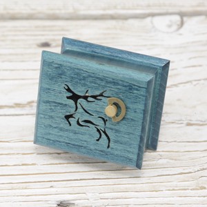 We Wish You a Merry Christmas cutie muzicală cerb turcoaz -  - Artynos.ro