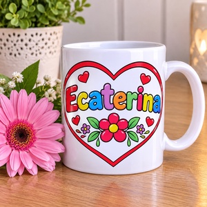Cană  personalizată cu nume Ecaterina+breloc foto gratuit  - casă & stil de viață - echipamente de bucătărie - accesorii de servire - căni - Artynos.ro