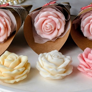 Mărțișor trandafir  - casă & stil de viață - lumânări, parfumuri, arome - ceară parfumată - Artynos.ro