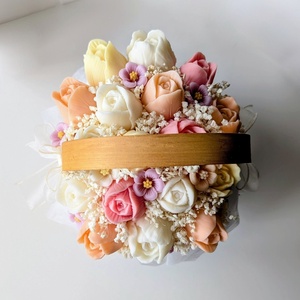 Coș lalele parfumate - casă & stil de viață - decorațiuni de casă - accesorii florale - buchete de flori - Artynos.ro