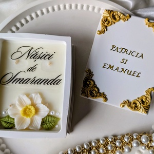 Cadou nași /fini/oameni dragi - accesorii nuntă - amintiri și cadouri de nuntă - cadou nuntă - set de ceremonie - Artynos.ro