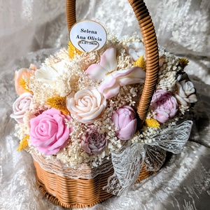Coș floral - casă & stil de viață - decorațiuni de casă - accesorii florale - flori la fir - Artynos.ro