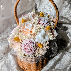 Coș floral - casă & stil de viață - decorațiuni de casă - accesorii florale - flori la fir - Artynos.ro